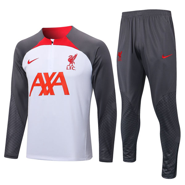 Sweatshirts Liverpool 2022-2023 Weiß Grau